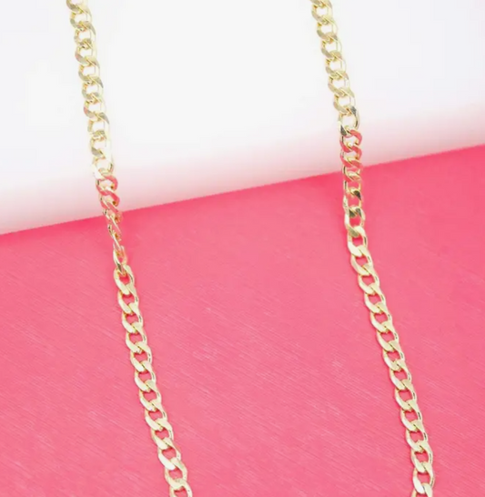 Gold Filled Cuban Chain Necklace