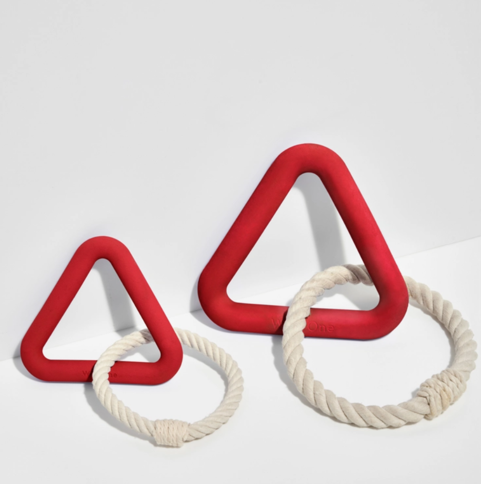 Red Triangle Tug Toy