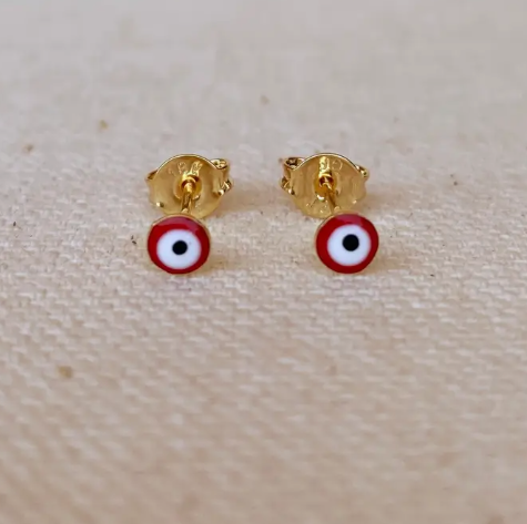 Petite Evil Eye Stud Earrings