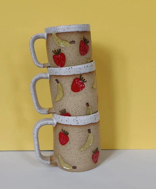 Strawberry Banana Oversized Mug