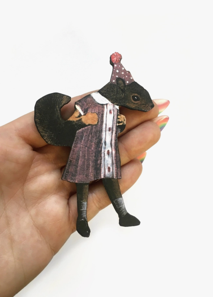 Squirrel Girl Wood Magnet