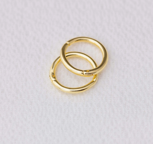 Mini Seamless Clicker Hoop Earrings