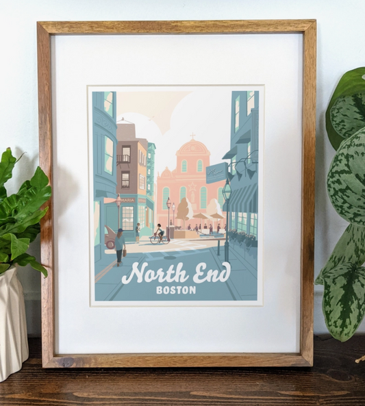 North End, Boston Print