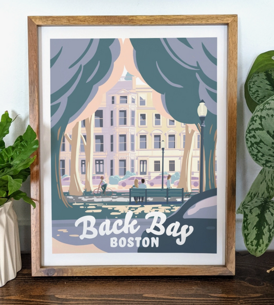 Back Bay, Boston Print