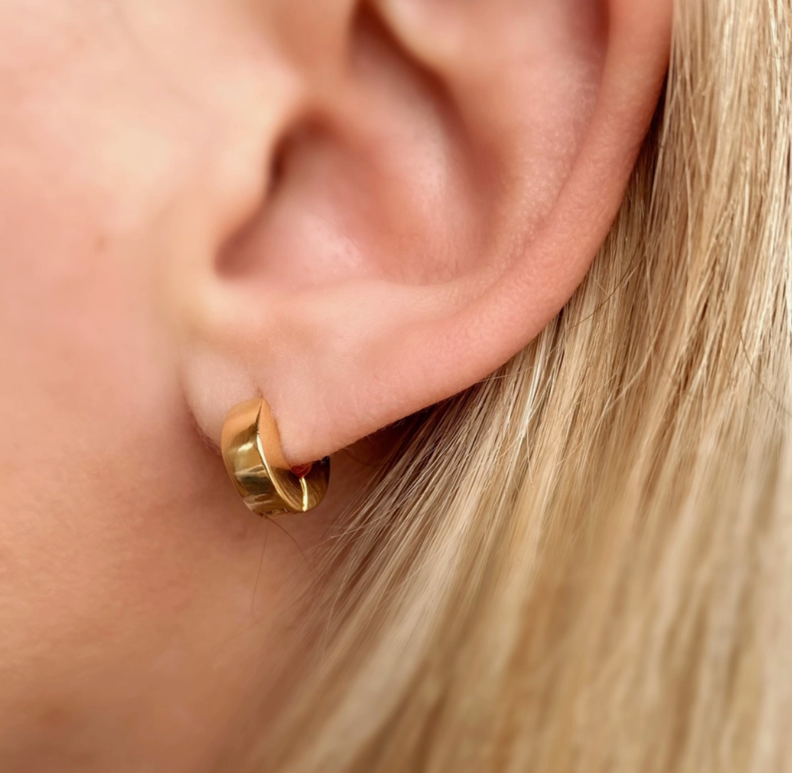 Tiny Chunky Clicker Earrings