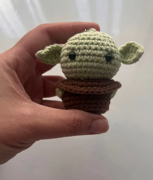 Crochet Yoda Keychain