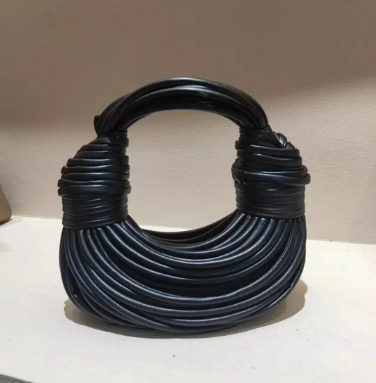 Black Double Knot Bag