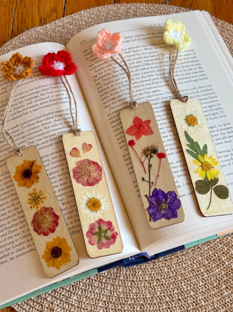 Pressed Flower Bookmark