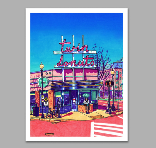 The Week Before Twin Donuts Closed Print