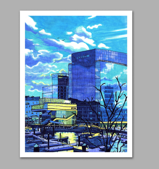 Winter's Almost Over at the ICA (Seaport) Print