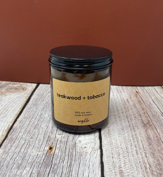 Teakwood + Tobacco Soy Candle
