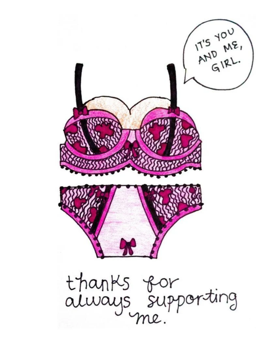 We're A Great Pair Thank You Card