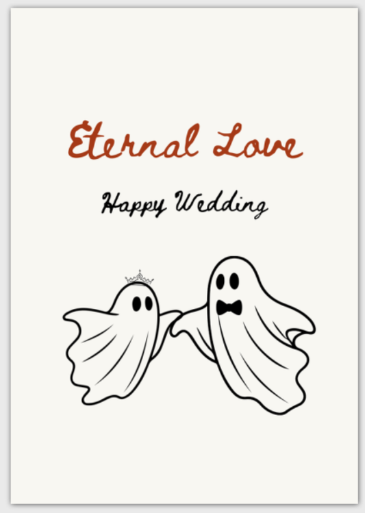 Eternal Love Wedding Card