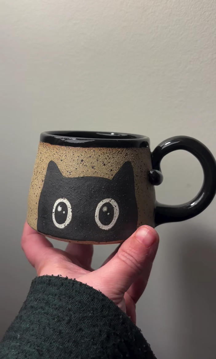 Black Cat Mugs