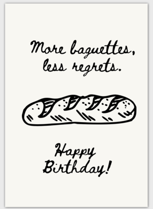 More Baguettes Card