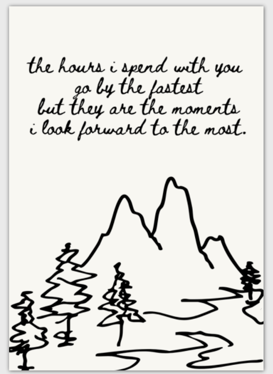 Moments I Look Forward To Card