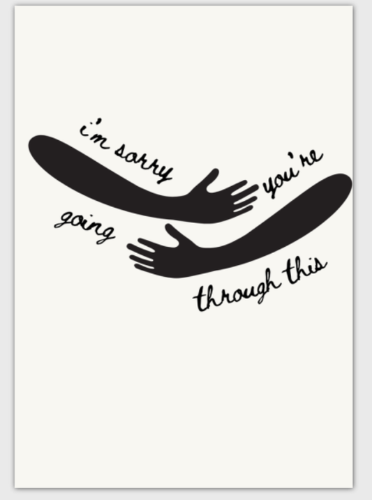 Hug Sympathy Card