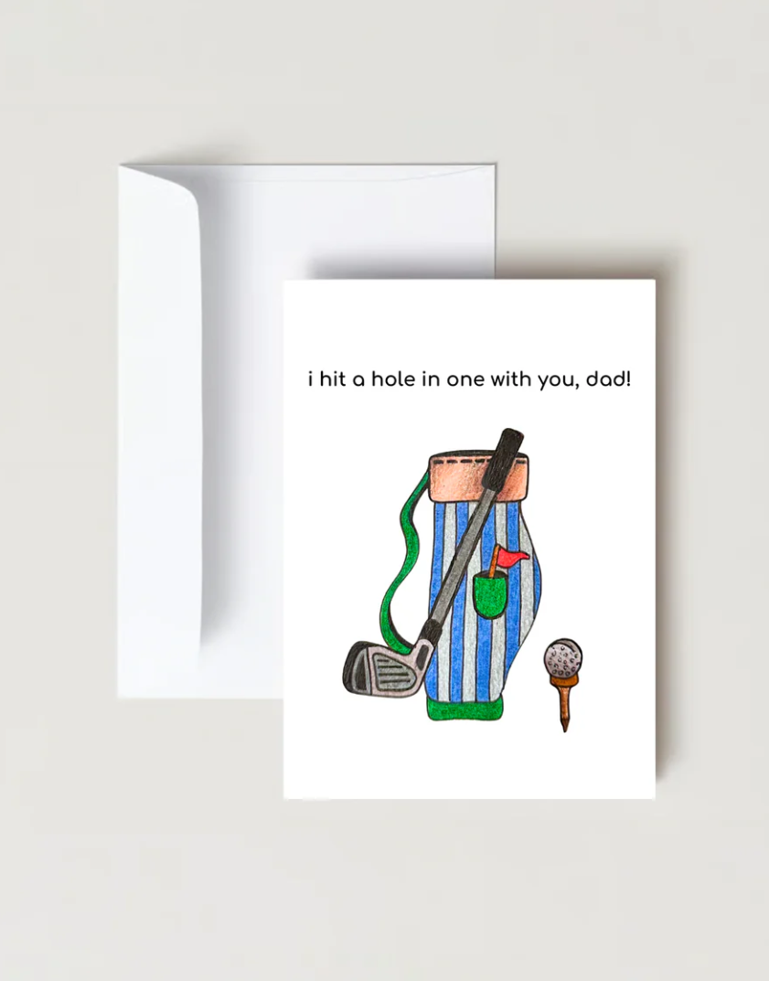 Hole in One Father's Day Card
