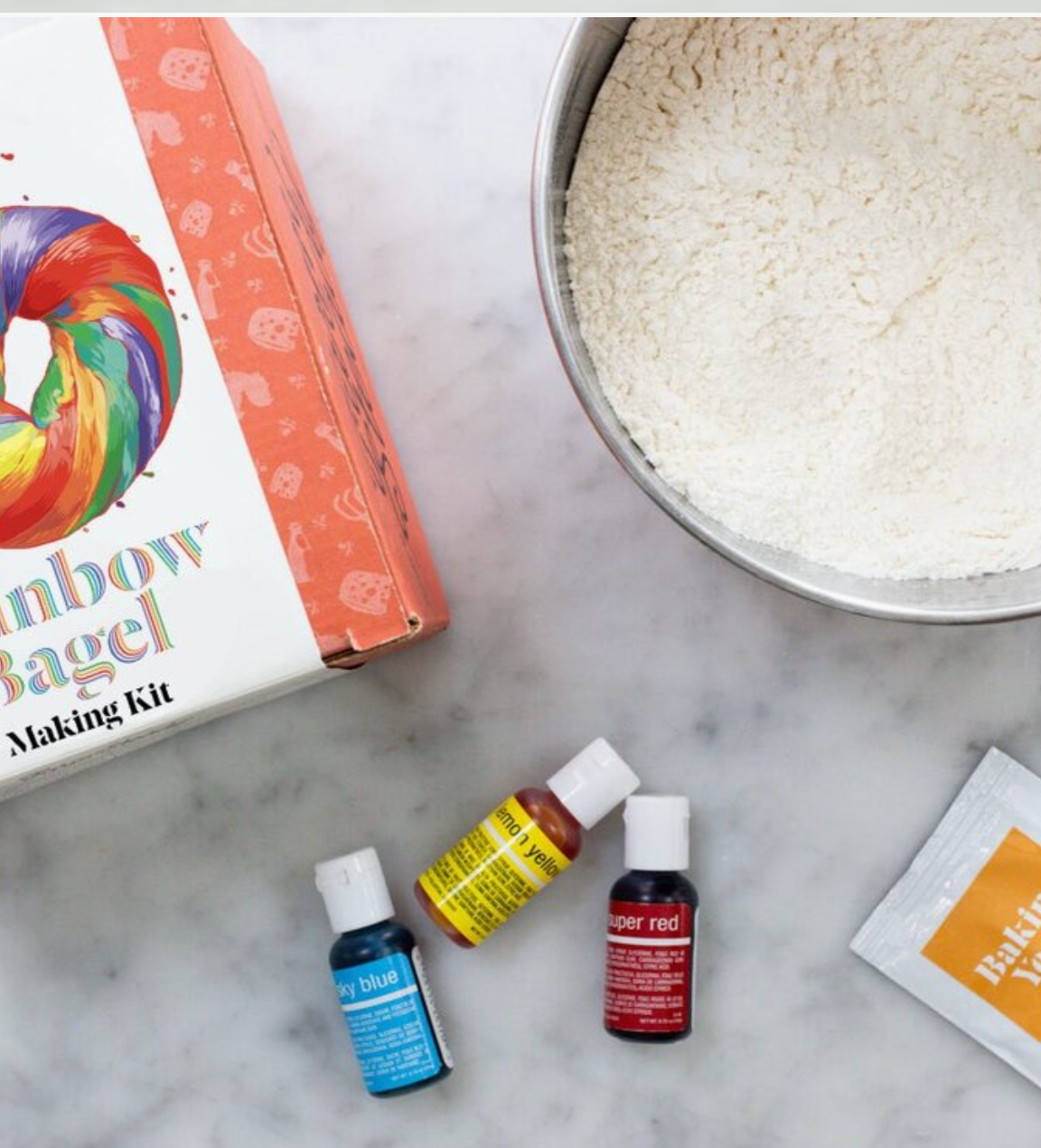 Rainbow Bagel Making Kit