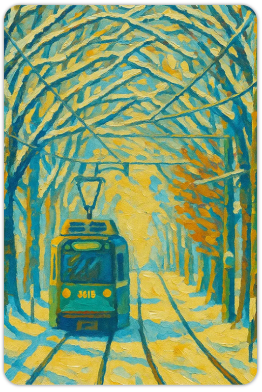 MBTA Winter Sticker