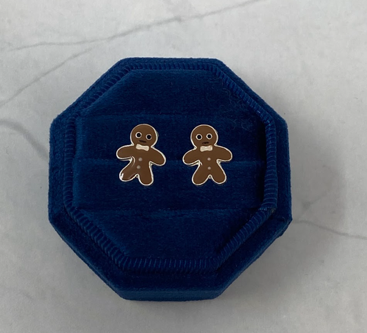 Gingerbread Man Studs