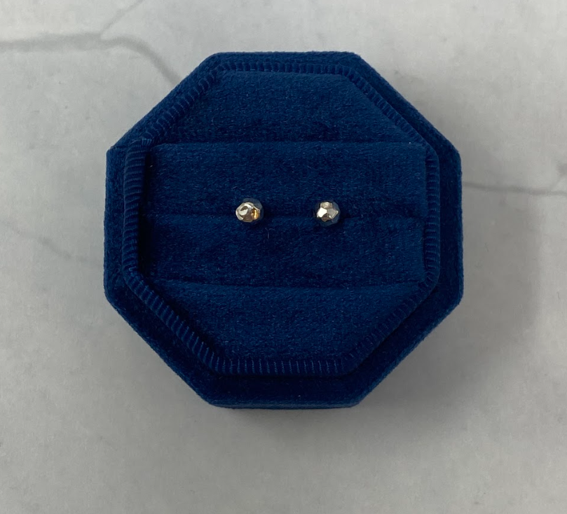 Silver Hammered Studs