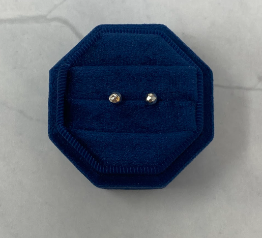 Silver Hammered Studs