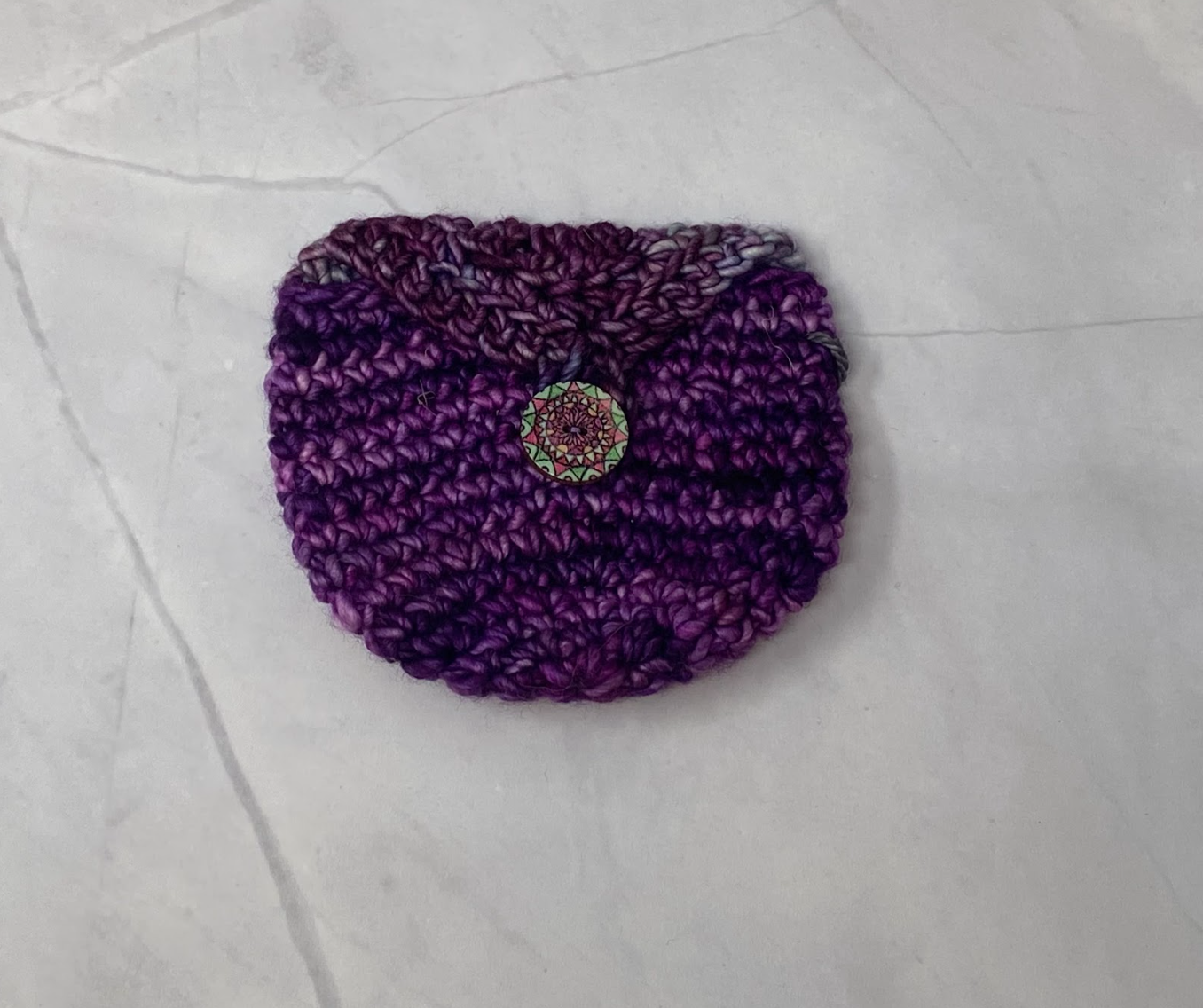 Crochet Coin Purse (Assorted Colors)