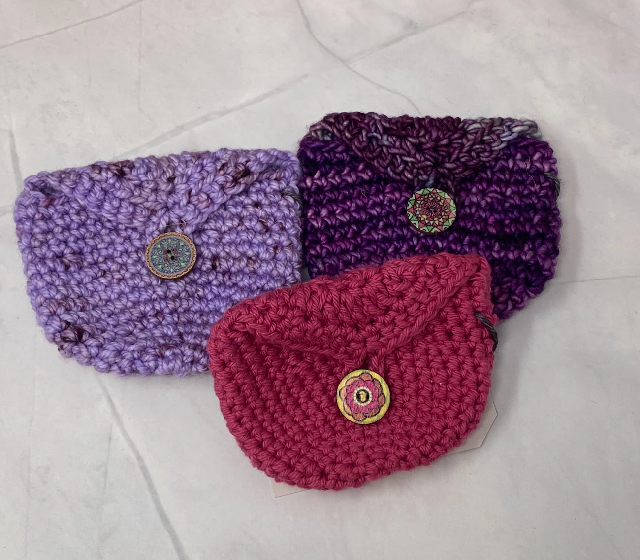 Crochet Coin Purse (Assorted Colors)