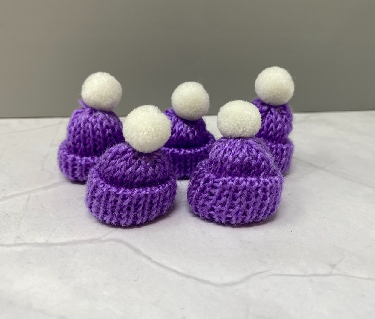 Mini Knit Hat - Set of 5