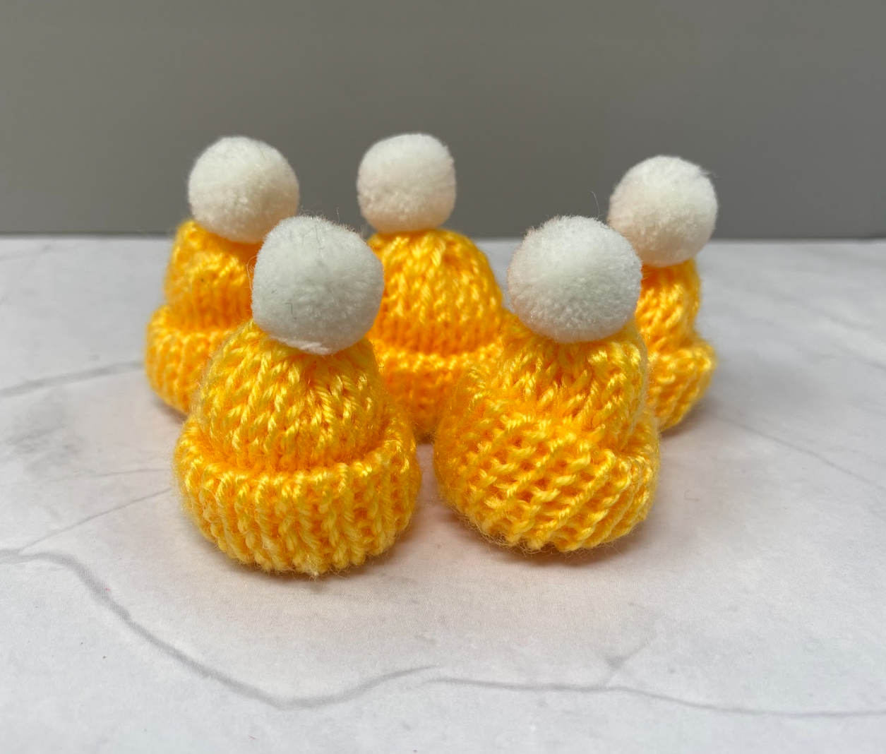 Mini Knit Hat - Set of 5
