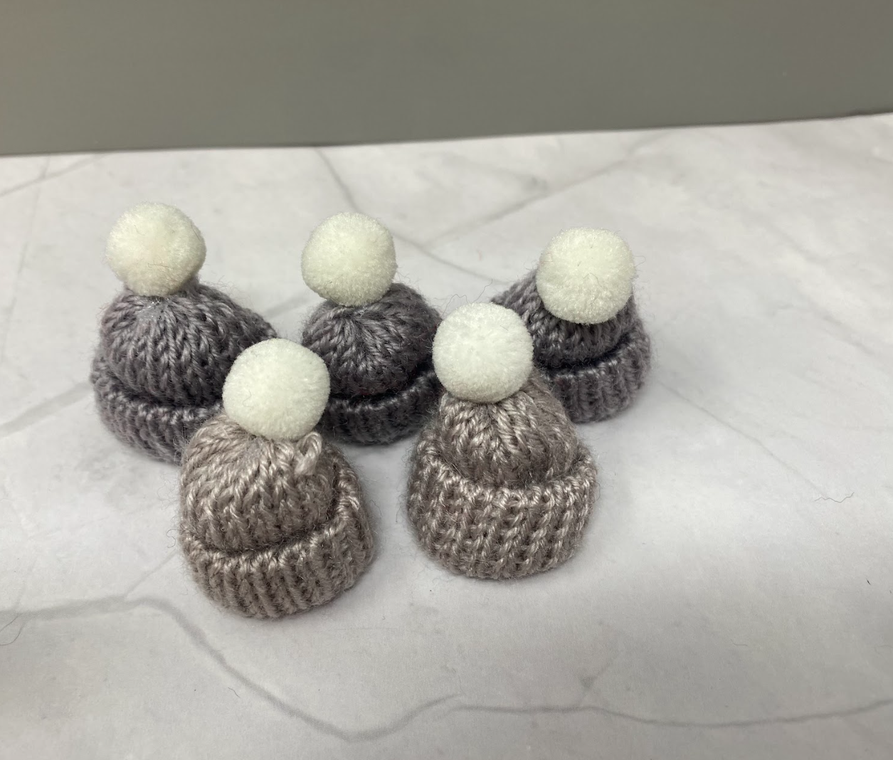 Mini Knit Hat - Set of 5