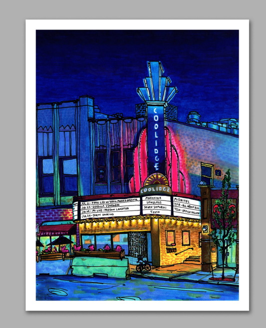 Coolidge Corner Theater Print