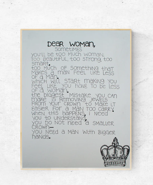 Dear Woman Print