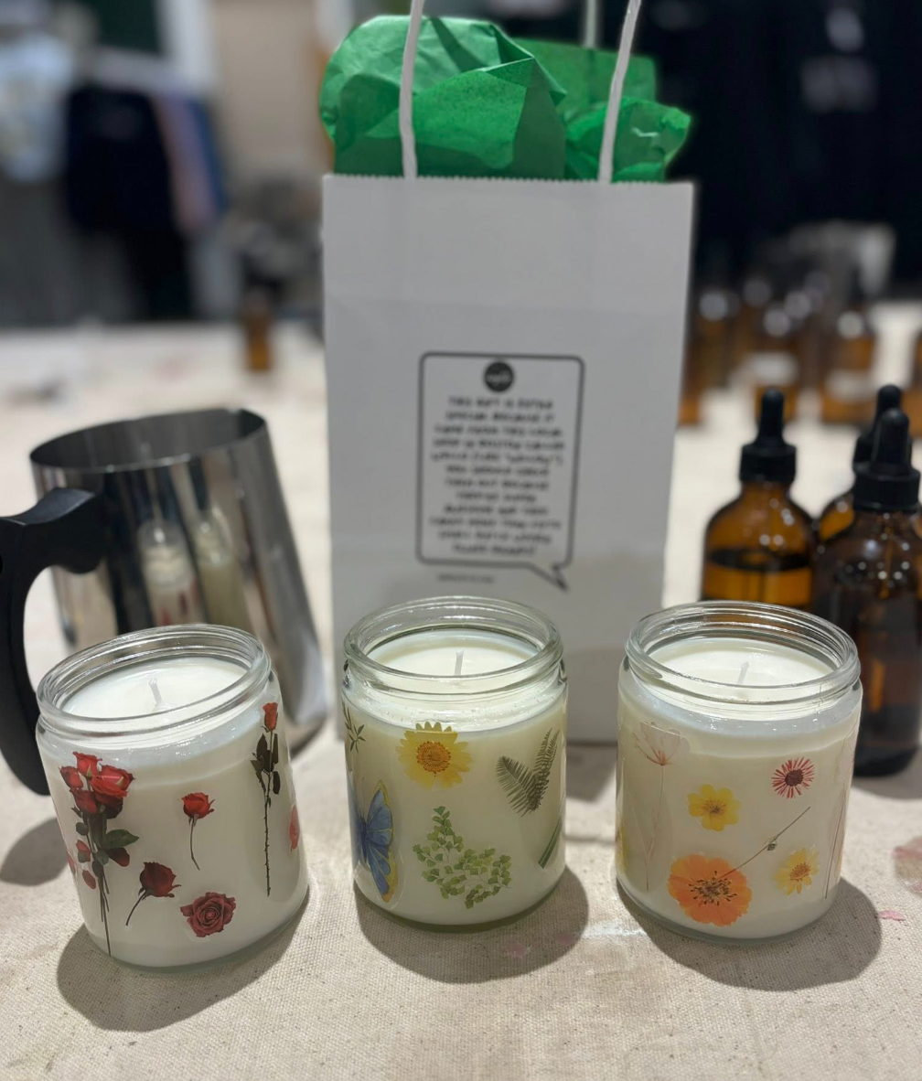 Soy Candle Making Workshop (Multiple Times and Dates Available)