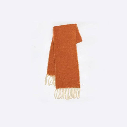 Burnt Orange Wool Scarf