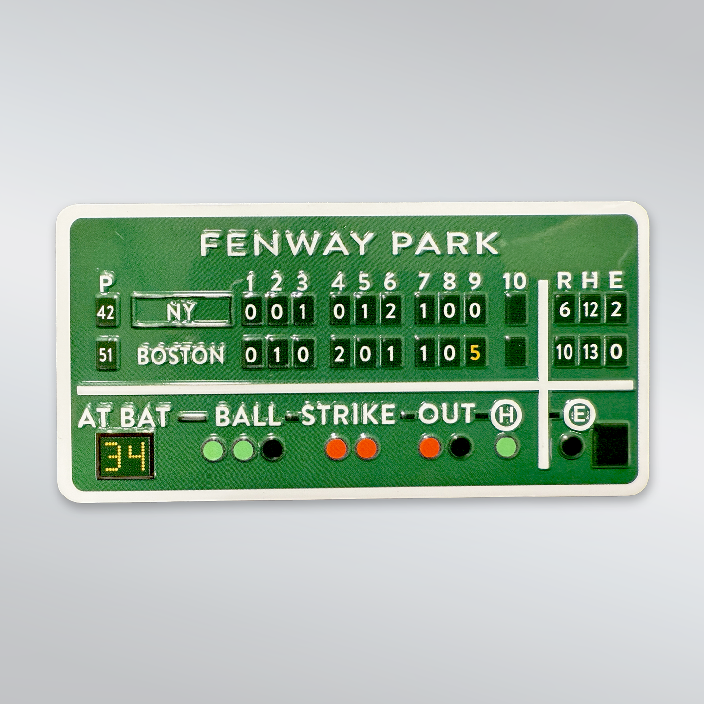 Fenway Park Scoreboard Souvenir Magnet