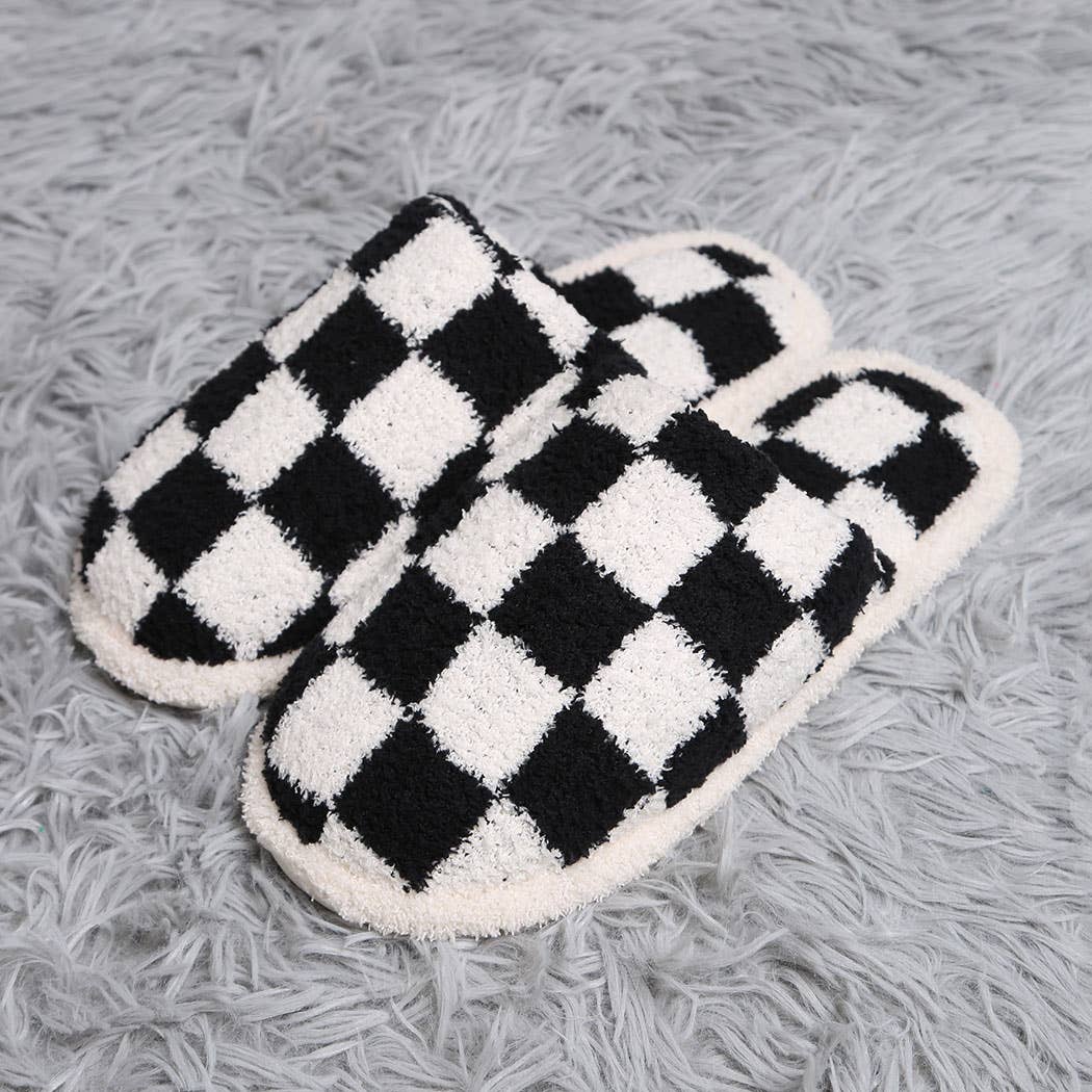 Classic Checkered Slippers