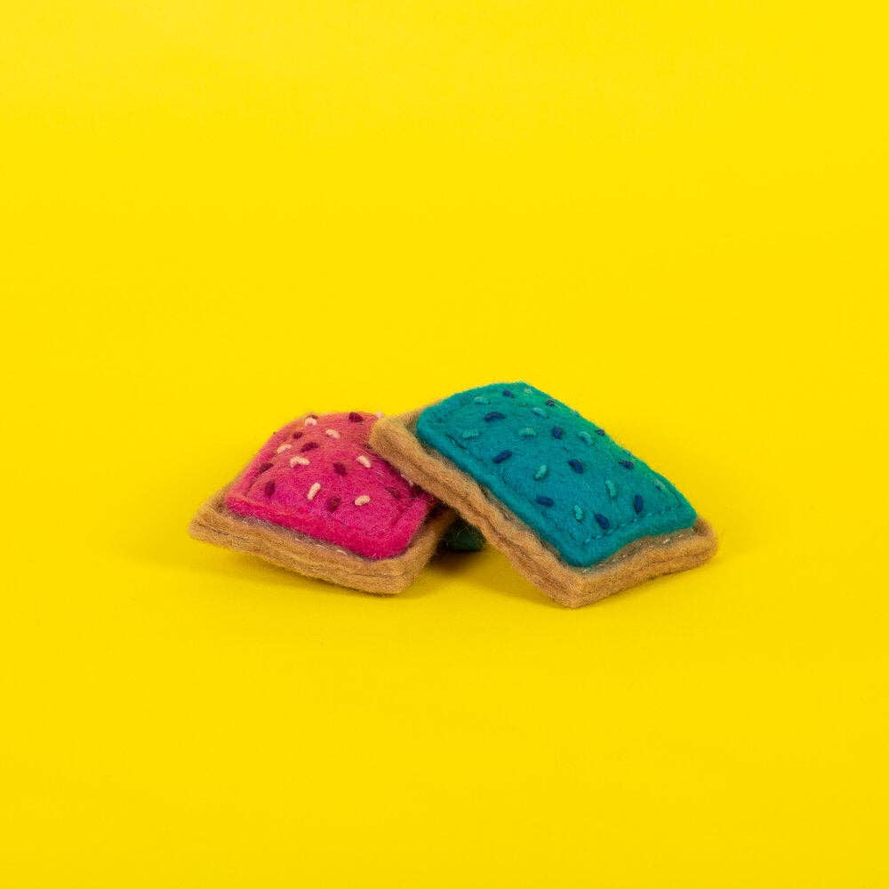Wool Pop Tart Cat Toy