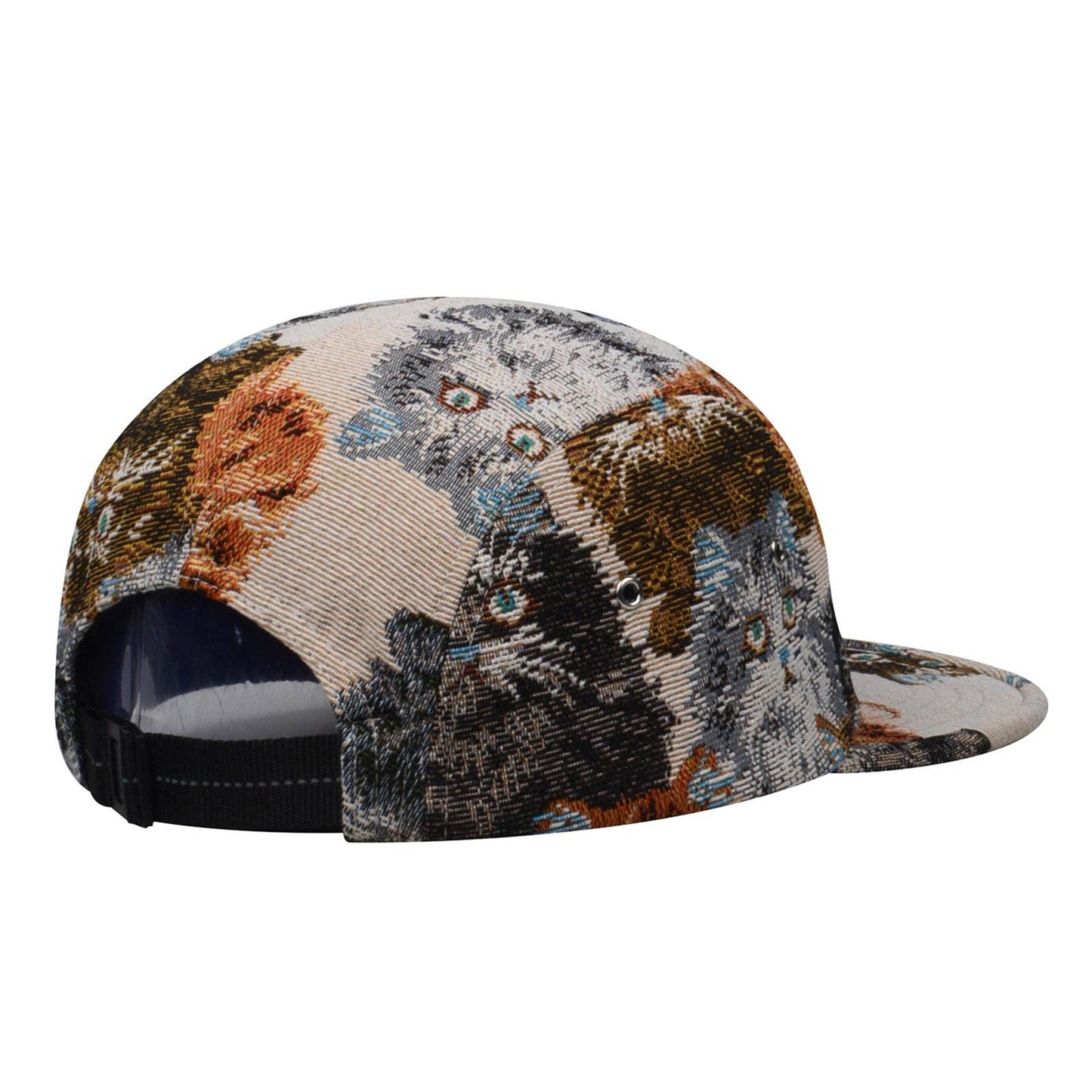 Jacquard Cat 5-Panel Hat