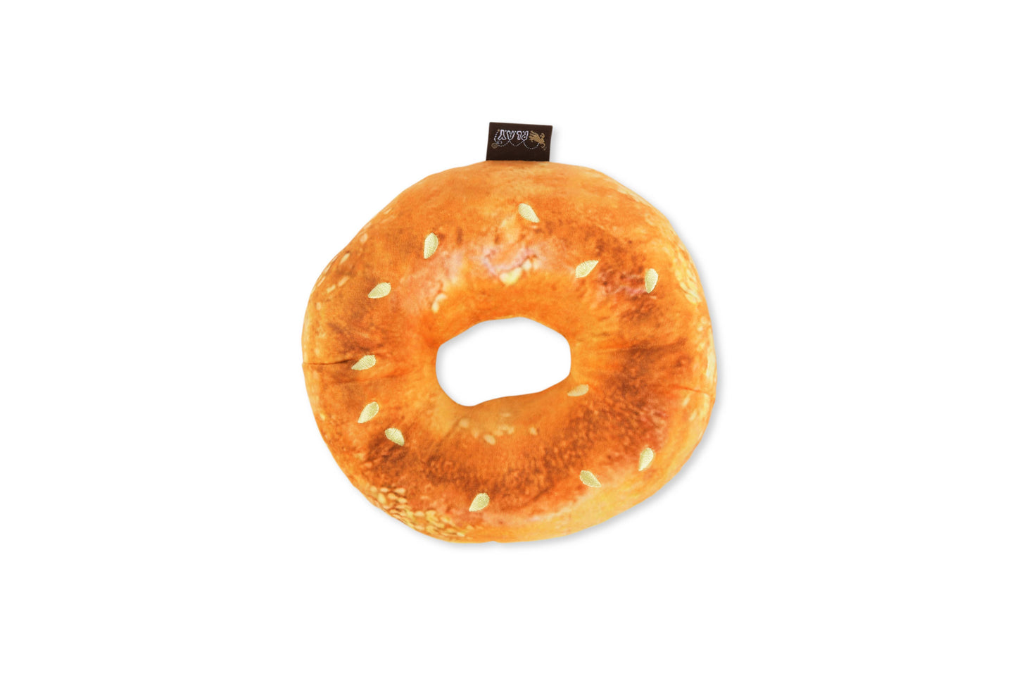 Bagel Squeaky Dog Toy