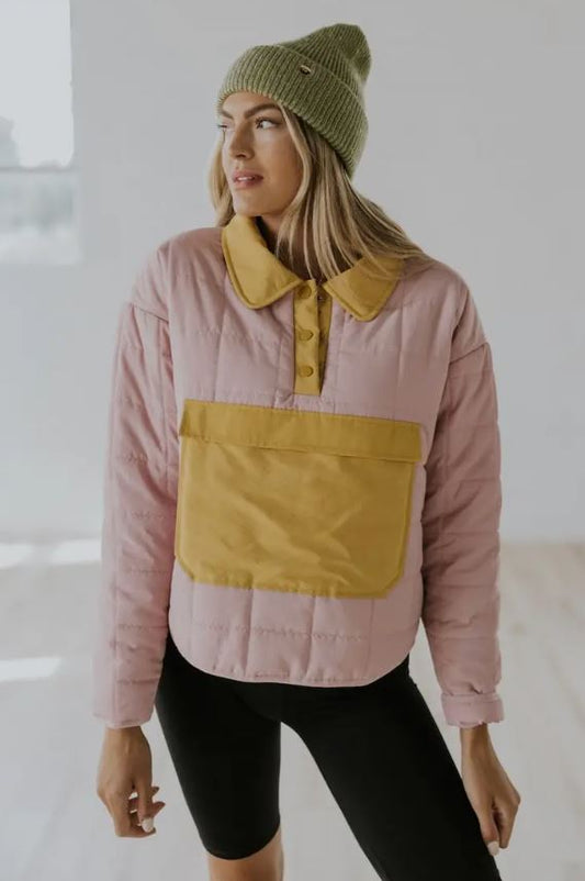 Quilted Pullover