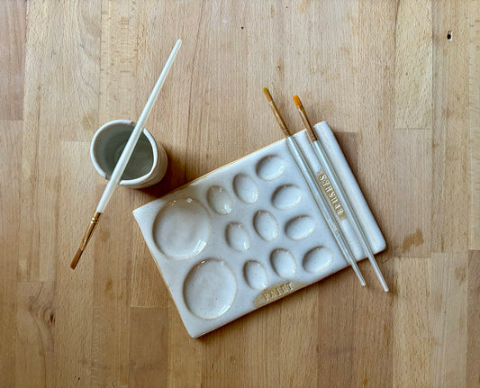 Ceramic Paint Palette
