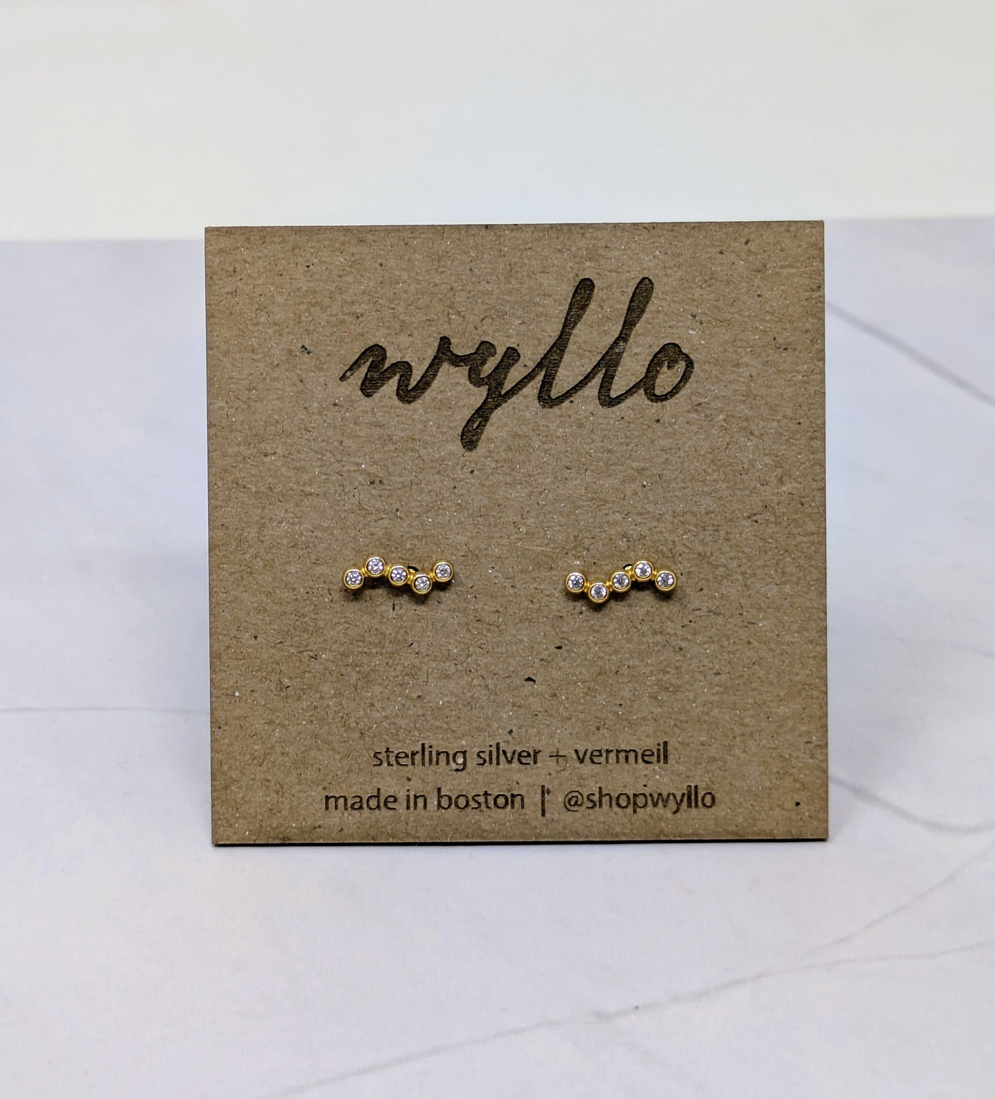 Yellow Gold Constellation Studs