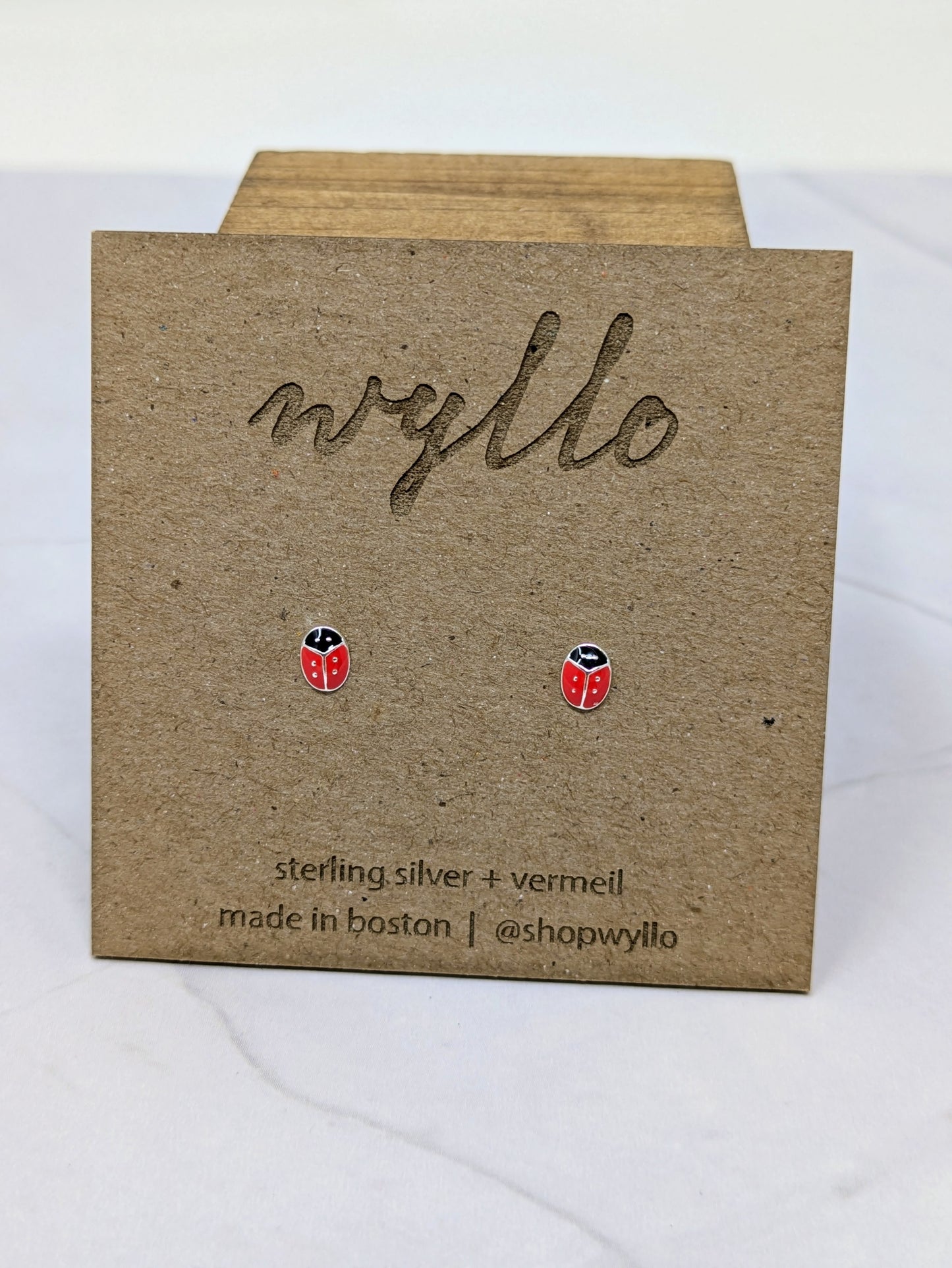 Ladybug Studs