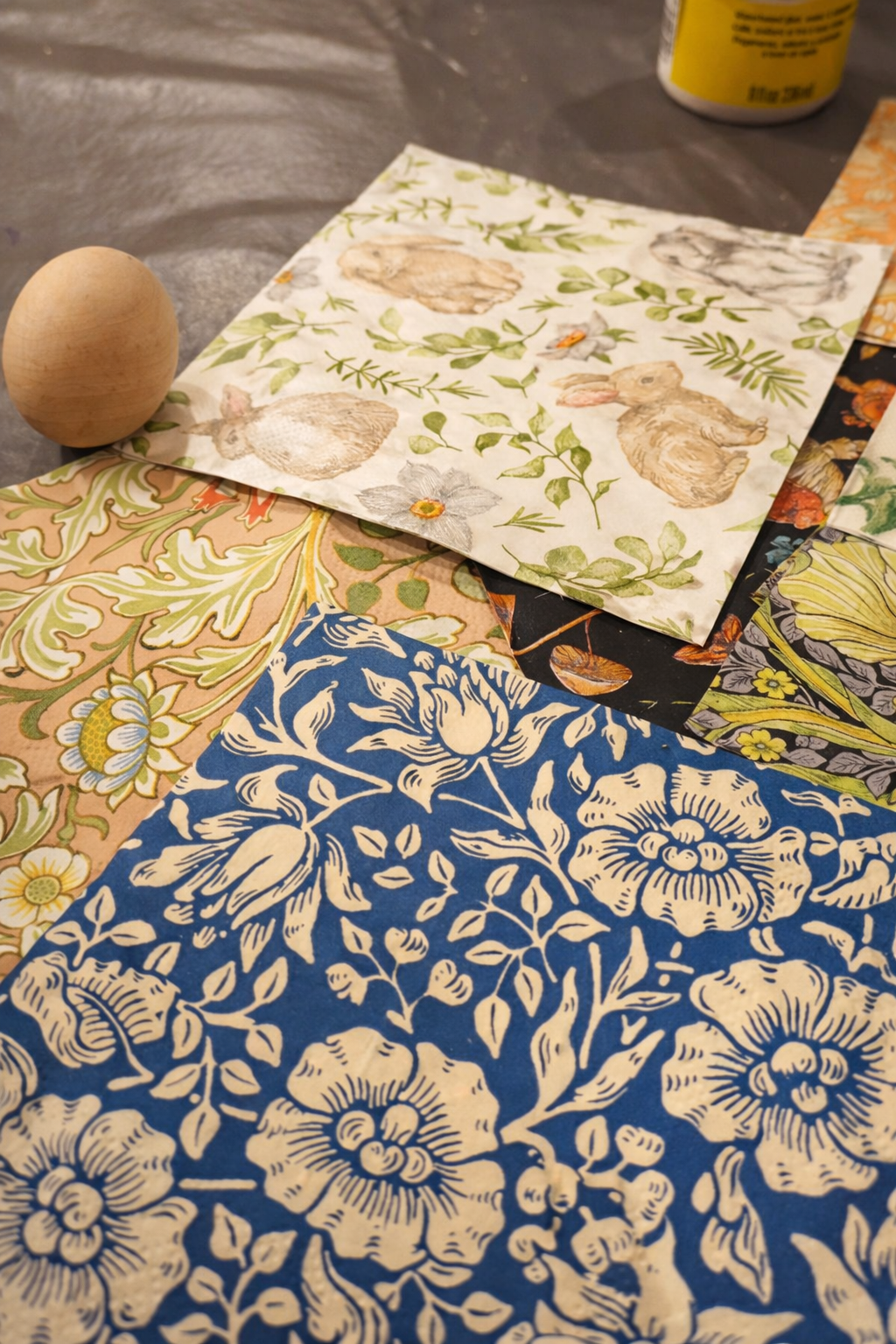 Spring Decoupage Wooden Eggs Workshop