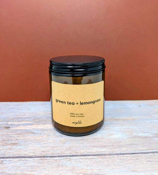 Green Tea + Lemongrass Soy Candle