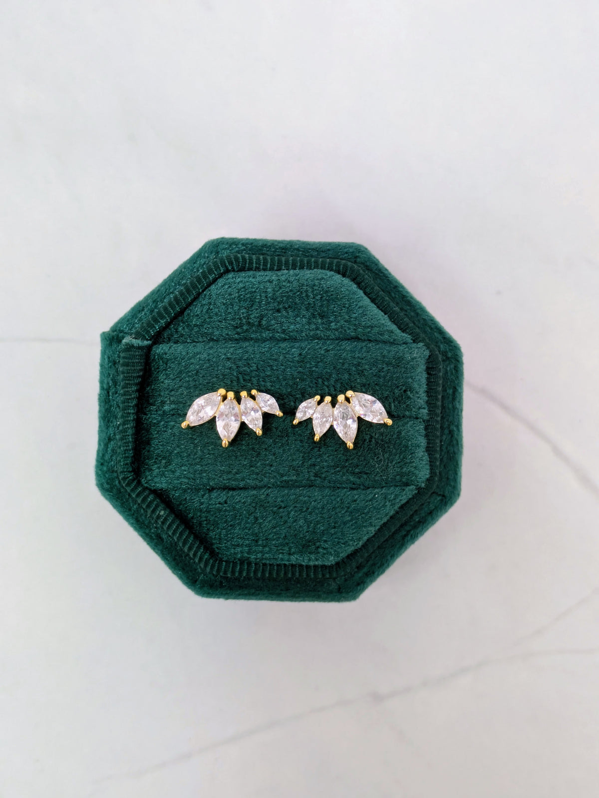 Yellow Gold Marquise Ear Climber
