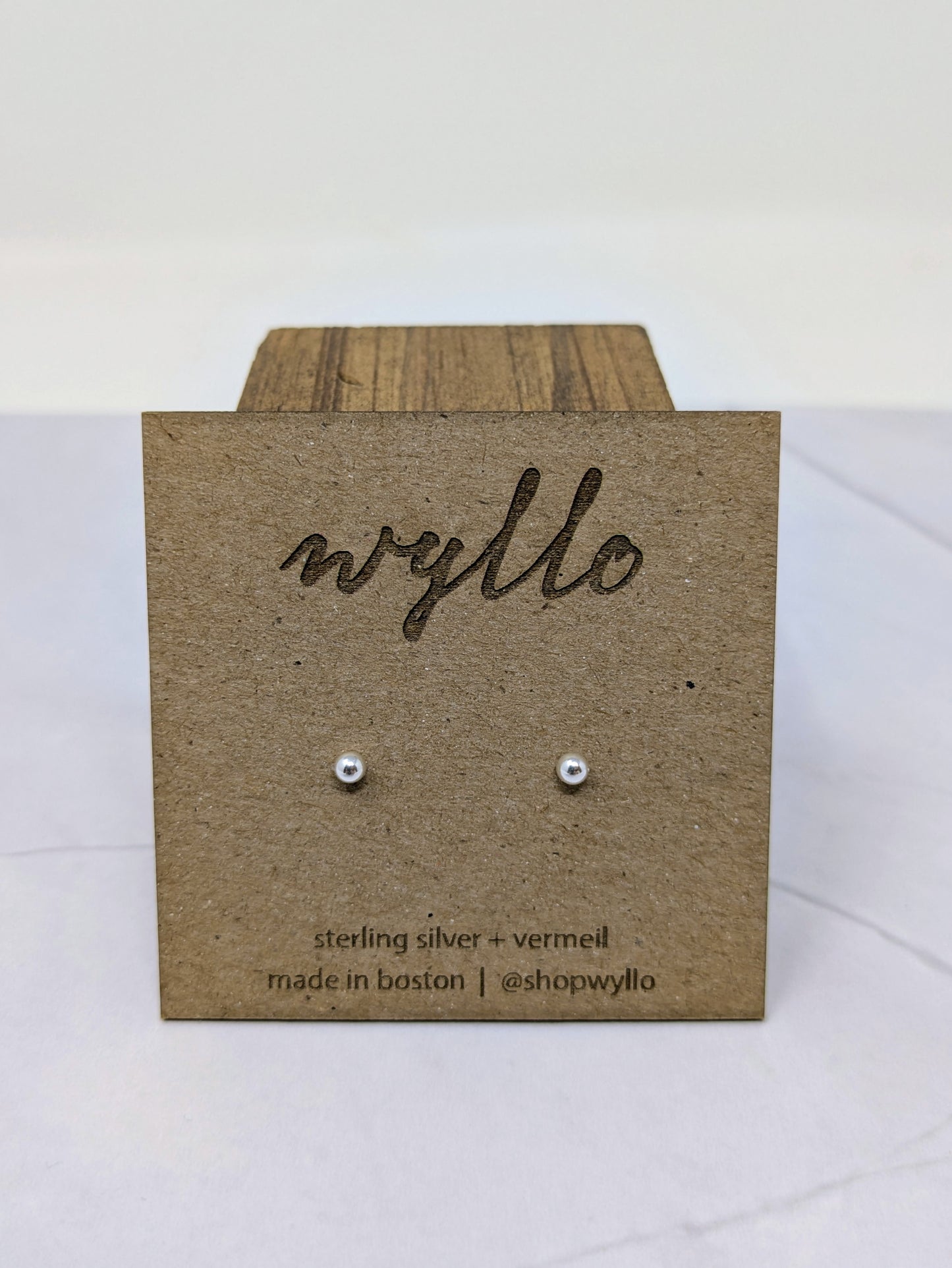 Silver Ball Studs