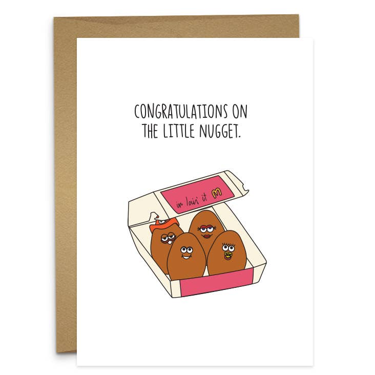 Congrats Nugget Greeting Card